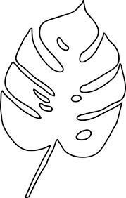 Free printable palm leaf pattern. Palm Leaf 3 Jpg 489 769 Leaf Template Printable Leaf Coloring Page Leaf Template