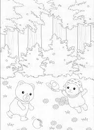 Carlico critters sylvanian familys apple tree. Calico Critters Free Coloring Pages Coloring Home