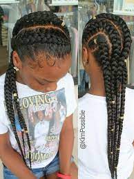 Pin By Michelle On Ghana Braids Swimming Hairstyles Hair Styles Little Black Girls Braids