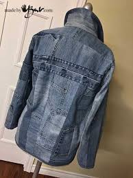 Maybe you would like to learn more about one of these? Upcycle Denim Jeans To Jacket Made By Barb Easy Piecing Of Repurposed Jeans Into A Stylish Jacket No Pressure Pattern