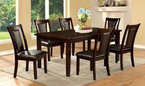 Cm3910t 7pc 7 Pc Alcott Hill Emmons I Dark Cherry Finish Wood Dining Table Set Dining Table Setting Extendable Dining Table Wood Dining Table