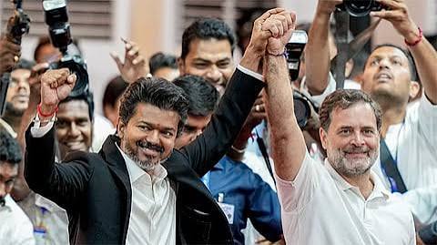 தமிழக அரசியல் சந்திப்பு: முதல்-அமைச்சர் விஜய் மற்றும் ராகுல் காந்தி நாளை சந்திப்பு. Tamil Nadu Political Meet: CM Vijay and Rahul Gandhi to meet tomorrow