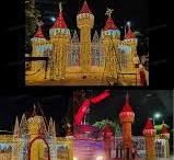 Outdoor Waterproof Christmas 3D LED Motif Light Wire Frame Handmade BIg  Ornament Giant Arch Ball Lights for Shopping Malls - AliExpress 1420