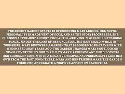 Maybe you would like to learn more about one of these? The Secret Garden By Lisa Dar