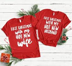 Husband Wife Christmas Matching Shirt Mr Mrs Christmas Etsy Christmas Shirts Newlyweds Shirts Family Christmas Shirts