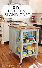 A kitchen island is an inviting place to pull up a stool and drink your morning cup of coffee. Diy Kitchen Island Cart Deeply Southern Home