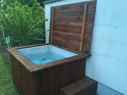 Diy Whirlpool The Lid Diy Pool Design Outdoor Tub Diy Swimming Pool Hot Tub Outdoor