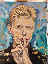 David Barker's finished paintings.