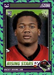 2024 Topps Finest Bucky Irving Blue Checkerboard Rookie Refractor 98/99 RC  #79