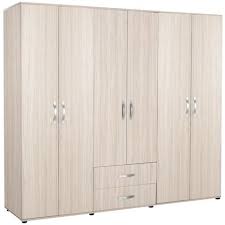 Vendo armadio a 6 ante componibile provvisto di ripiani causa trasloco. Argonauta Armadio 6 Ante 2 Cassetti 7 Scomparti Olmo Chiaro Cm 206x52xh 213 Eprice