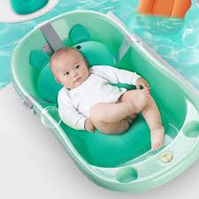 Babies love playing while bathing in the tub or bathroom. Newborn Baby Bath Mat Baby Shower Cushion Protection Foldable Air Cushion Non Slip Shower Mat Safety Protection Buy Cheap In An Online Store With Delivery Price Comparison Specifications Photos And Customer Reviews