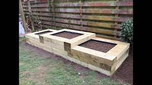 Naturally, there will come a point that they will suffer from overweary and tear and they need to be changed. Raised Flower Beds With The Use Of Railway Sleepers By W Jarvis Son Tree Services And Landscapes Youtube