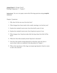 Animal Farm Chapter 5 Follow Along Questions Study Guide Enotes Com
