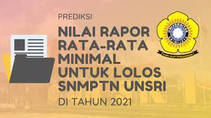 Rata rata nilai snmptn unsri. Nilai Rapor Snmtpn Unsri 2021 Youtube