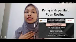 1 slide pembentangan (sedar 19). Presentation Latihan Industri Youtube