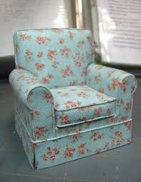 How To Make And Upholster An Armchair Doll Furniture Doll House Miniature Dollhouse Furniture