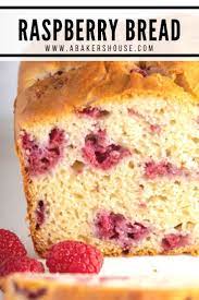 Easy Raspberry Quick Bread A Baker S House Raspberry Quick Bread Raspberry Bread Bread Recipes Sweet