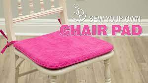 Remove the old seat cushion from the dining chair frame screws using a screwdriver, cut your new foam a. Sew Your Own Chair Pad With Ties Youtube