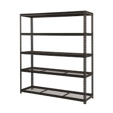 Pinnacle 2096 X 2100 X 540mm Black 5 Tier Heavy Duty Shelving Unit Heavy Duty Shelving Shelving Unit Metal Shelving Units