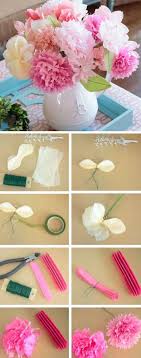 Kreative Idee Blumen Aus Krepppapier Basteln Nie Verwelken Diy Basteln Schule Tissue Paper Flowers Rustic Wedding Decor Diy Paper Flowers Wedding