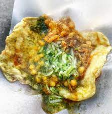 One Of Our Favorite Caribbean Foods Doubles Comes From Trinidad And Tobago Chickpea Curry Always With Trinidadian Recipes Jamaican Recipes Caribbean Recipes