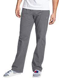 Not too big and not too loose for this men's jogging pants. Open Bottom Pants Mens Activewear Champion
