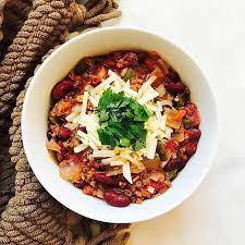 Grass Fed Beef Chili Restoring Radiance In 2021 Grass Fed Beef Recipes Beef Chili Beef Recipes
