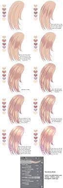 Naɱi On Twitter In 2021 Anime Art Tutorial Drawing Hair Tutorial Digital Art Tutorial