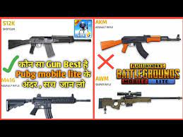 New Best Pubg Mobile Lite Gun Combinations All Gun Damage Combination In Pubg Mobile Lite Youtube