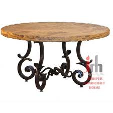 Wrought iron round coffee table base 25w x 25d x 17.5h. Industrial Vintage Old Sleeper Wood Top Made Iron Base Coffee Table For Sale Buy Rustic Wood Coffee Table Distressed Wood Coffee Table Wrought Iron Corner Table Product On Alibaba Com