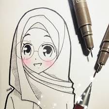 26 Gambar Sketsa Kartun Wanita Hijab Mangahijab Instagram Photo And Video On Instagram 300 Gambar Kartun Muslimah Bercadar Cantik Sedih Di 2020 Sketsa Kartun Gambar