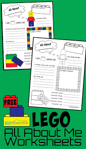 Lego All About Me Printable All About Me Printable Lego Classroom Theme Free School Printables