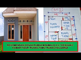 Denah rumah satu ini terbilang cukup minimalis, terdiri dari 2 kamar tidur, 1 ruang makan, 1 ruang ruang keluarga, 1 dapur dan 1 kamar mandi. Rekomendasi Denah Rumah Minimalis 6 X 7 Dengan 2 Kamar Tidur Ruang Tamu Ruang Keluarga Youtube