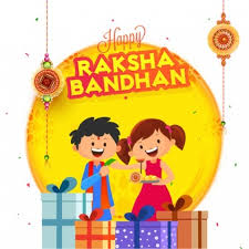 Happy Raksha Bandhan Celebration Background Vector