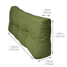 Lugano annunci fa uso di cookies per permettere la gestione e la pubblicazione degli annunci. Beautissu Cuscino Per Spalliera Di Divani Per Bancali O Pallet Eco Style 120x40x10 20cm Schienale Per Divano Verde