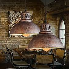 Vintage Shabby Luz De Techo Lampara De Techo Industrial Retro Loft Hierro Iluminac Industrial Light Fixtures Vintage Pendant Lighting Industrial Pendant Lights