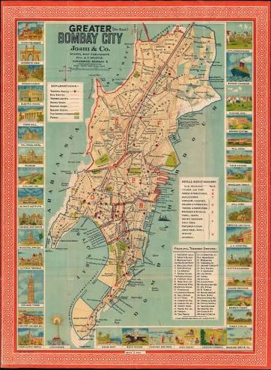 Bombay City.: Geographicus Rare Antique Maps