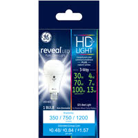 Ge Reveal Hd 30 70 100w 3 Way Replacement Led Light Bulbs General Purpose A21 1 Pack Led Bulbs Meijer Grocery Pharmacy Home More