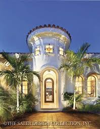 At the heart of this spanish style house plan is the 1,061 square foot courtyard with a fountain open to the sky. House Plan Valdivia Spanish Colonial Home Plans Sater Design Collection