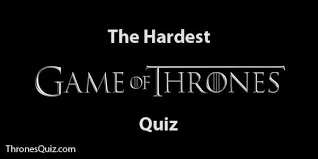 Your knowledge of different houses that form the storyline is an essential part of this game of thrones house quiz. The Ultimate Game Of Thrones Trivia Challenge Updated In 2021