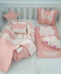Modastra Babynest Puantiyeli Ve Somon Model Baby Nest Set Bebek Havuzu Bebek Bebek Yatagi