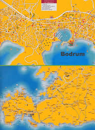 Bodrum Tourist Map Map Tourist Map Bodrum