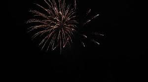 Blue and pink space clouds with shining stars. Glowing Fireworks Show Colored Night Explosions In Black Sky Stock Photo Picture And Royalty Free Image Image 135274827