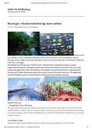 Ekologi alam sekitar pengajian am. Pdf Karangan Biodiversiti Ekologi Alam Sekitar Goay Pa Stpms Blog Yunyuri Yana Academia Edu