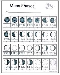 Free Moon Phase Tracking Printable Preschool Powol Packets