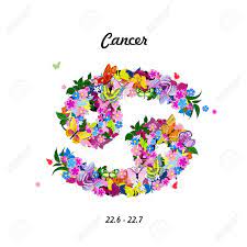 Cancer being pretty is quite a tough job for a cancer person, because of how they are usually seen in the world. Pattern With Butterflies Cute Zodiac Sign Cancer Royalty Free Cliparts Vectors And Stock Illustration Image 29576329