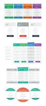 Free Flat Pricing Tables Royalty Free Vectors On Zizaza Com Pricing Table Wellness Design Graph Design