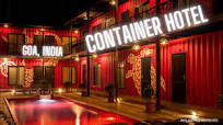 Shipping Container Hotel 'Beach Box' in Goa, India