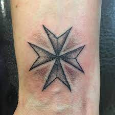 Small cross tattoo designs look cute and elegant! Maltese Cross Tattoos Artofit