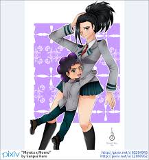 Maybe you would like to learn more about one of these? Anime Animegirl Myheroacademia Mineta X Momo Pixiv